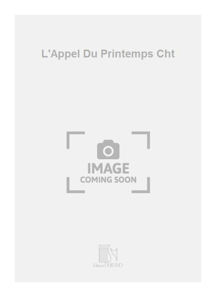 L'Appel Du Printemps Cht